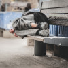 homless person sleeping on a bench