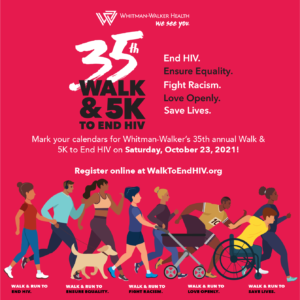 35th annual Walk & 5K to End HIV