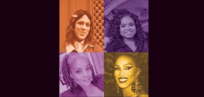 Clockwise from top left: Mykki Blanco, Hydeia Broadbent, Trinity K. Bonet and Michelle Anderson