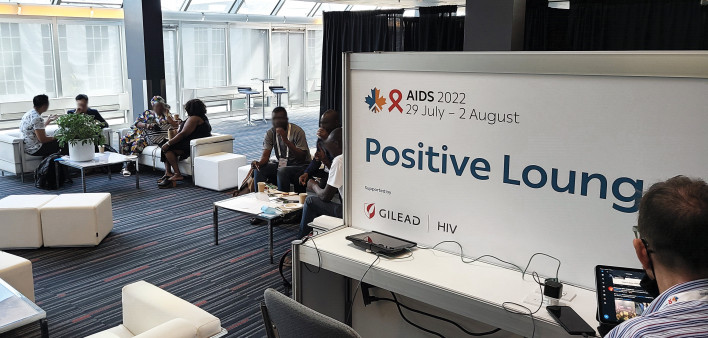 Thr Positive Lounge at the International AIDS Conference (AIDS 2022)