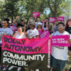 At New York City’s Queer Liberation March on June 26, Housing Works protested the Supreme Court’s overruling of Roe v. Wade