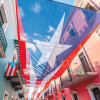 Puerto Rico street Puertorican Flag
