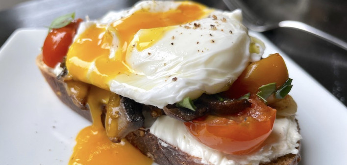 Mushroom & Egg Toast