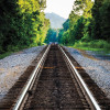 train tracks leading into the future