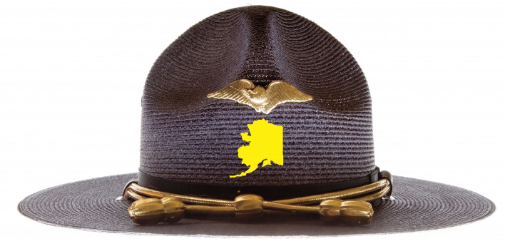 troopers hat with Alaska icon