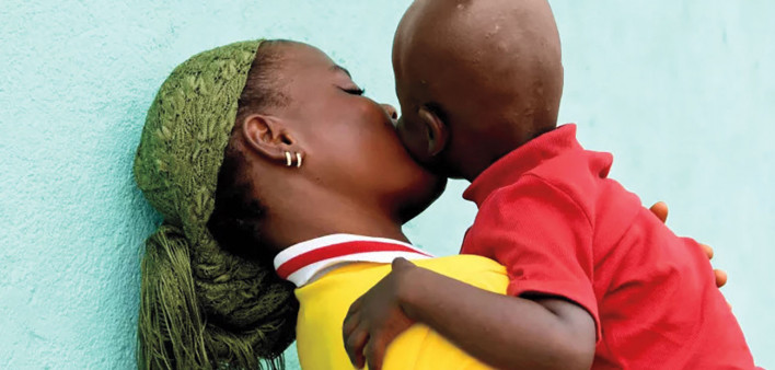 African Mother and Child