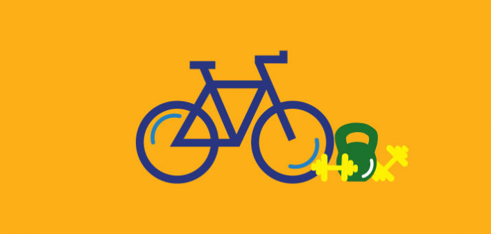 icon bike and weights