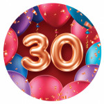 balloons and 30 balloon