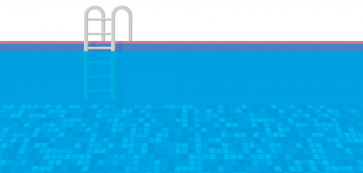 illustration of a pool