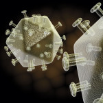 illustration of hiv virus