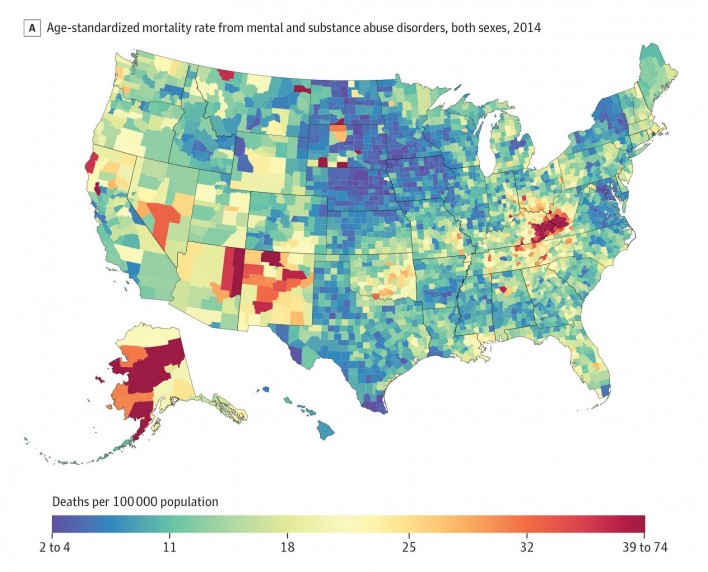 Substance Abuse & Mental Health–related Death Rate Nearly Triples Since 