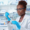 woman researcher in the lab