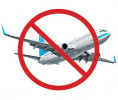 jet with x out sign