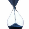sand in hourglass