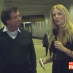 POZ editor-in-chief Regan Hofmann talks with Bernard Hirschel, MD, of the University Hospital, Geneva, Switzerland