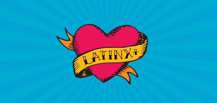 burst and heart illustration latinx+